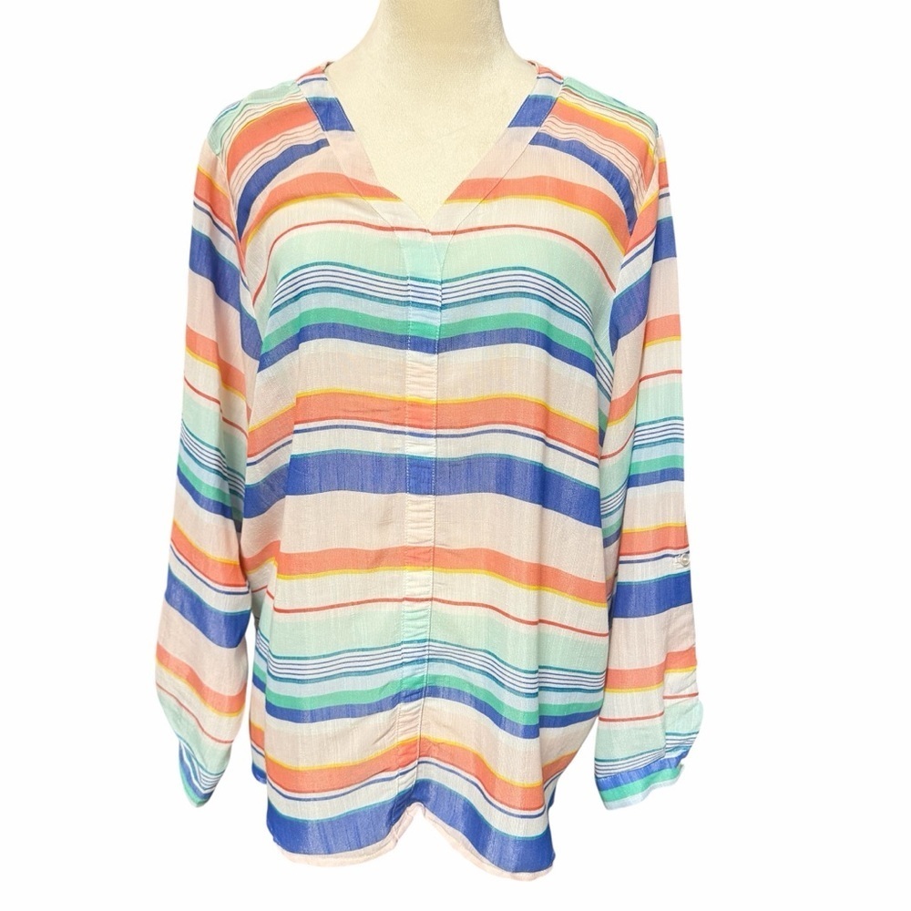 Zac & Rachel Vibrant Multicolor Blouse